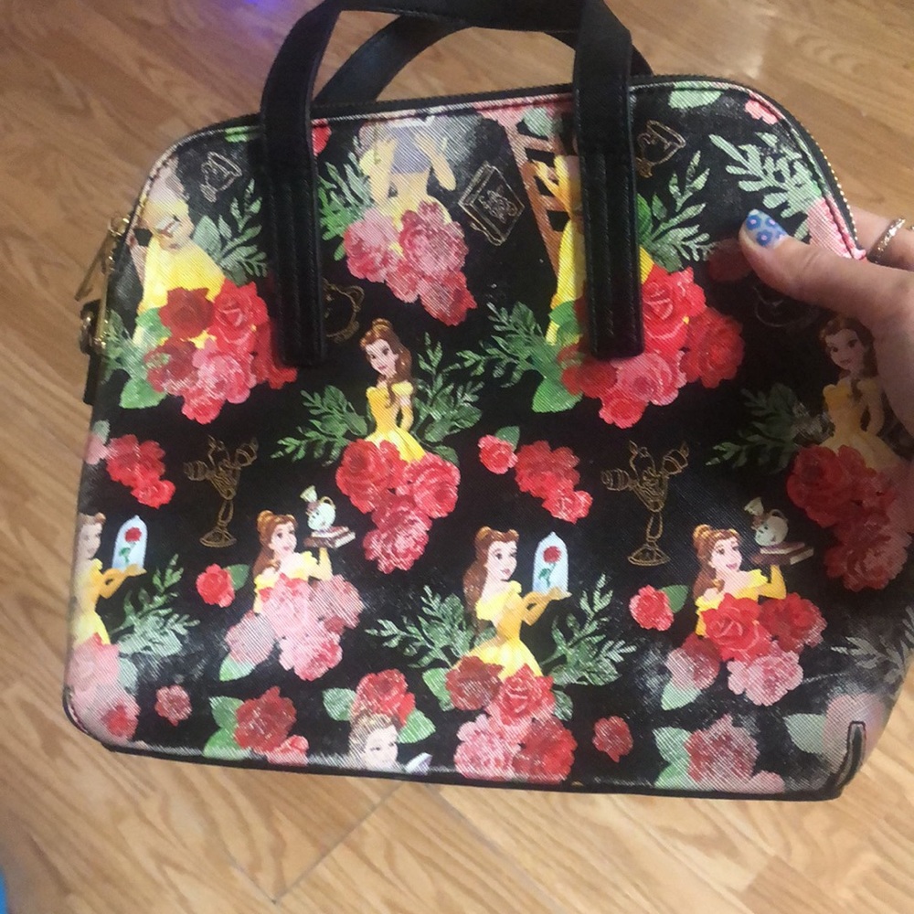 Loungefly Beauty And The Beast Bag And Matching W… - image 2
